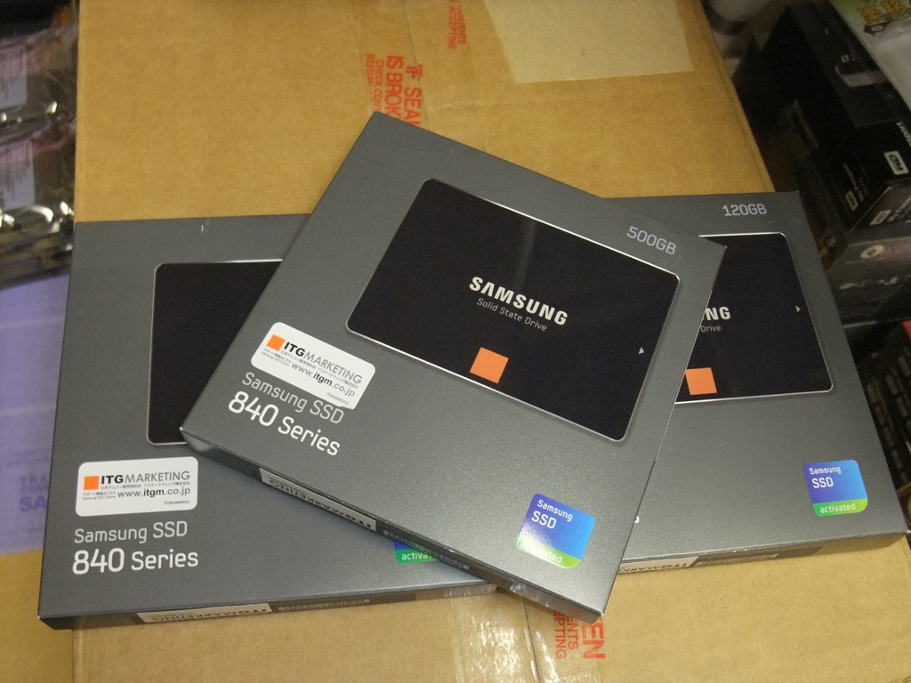 SAMSUNG製SSDメインストリーム向けモデル「SSD 840」シリーズ