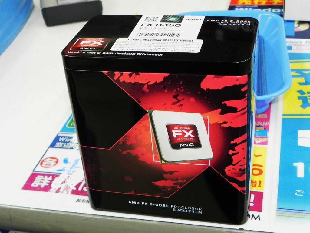 今回も缶入りとなる「FX-8350」のリテールパッケージ