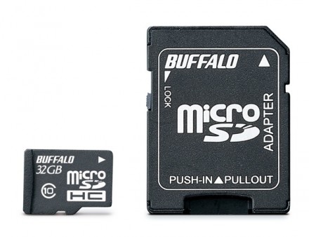 Class10対応の大容量microSDHC、バッファロー「RMSD-C10SA」シリーズ11月上旬発売
