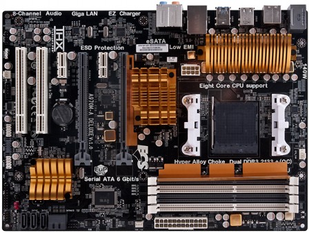 スロットをホコリから守るADS技術に対応したAM3+マザーボード、ECS「A970M-DELUXE」