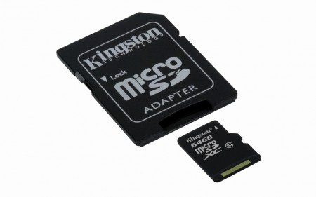 Kingston、64GBの大容量を実現したClass10対応microSDXCカード「SDCX10/64GB」シリーズ