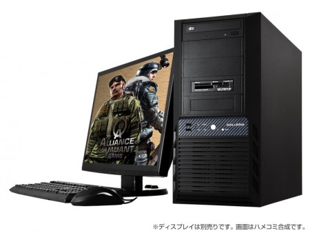 レアアイテム付属の「Alliance of Valiant Arms」推奨認定PC 2機種、ドスパラより発売開始