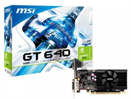 MSI、3画面同時出力対応のロープロファイルGT 640「N640GT-MD2GD3/LP」発売