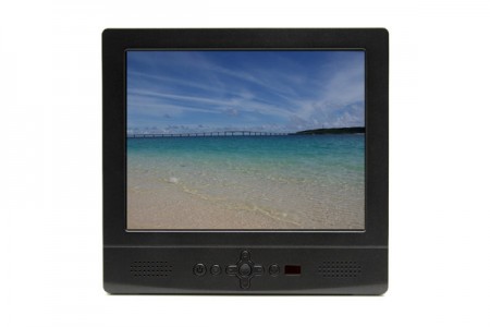 D-Sub、RCA、コンポーネント3系統を備えた8インチ液晶、キャストレード「CG-D8140TV」