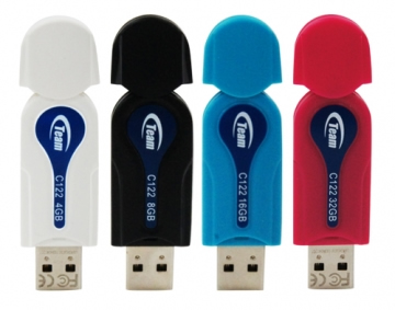こけしにヒント？Teamから人形型USBフラッシュメモリ「C122」シリーズ11月中旬発売