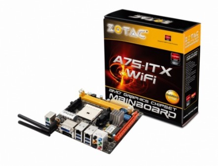 ZOTAC、Trinity対応のMini-ITXマザー「A75-ITX WiFi B series」「A55-ITX WiFi B series」発表