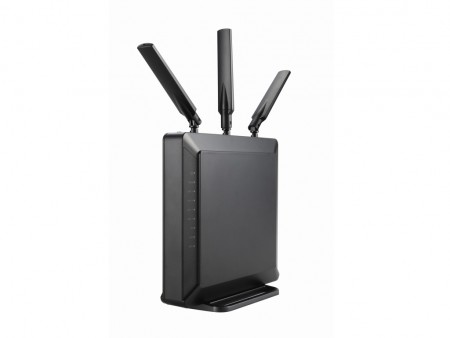 家の隅々まで電波が届く高出力アンテナ搭載、600Mbps対応無線LANルーター、ロジテック「LAN-WH600ACGR」