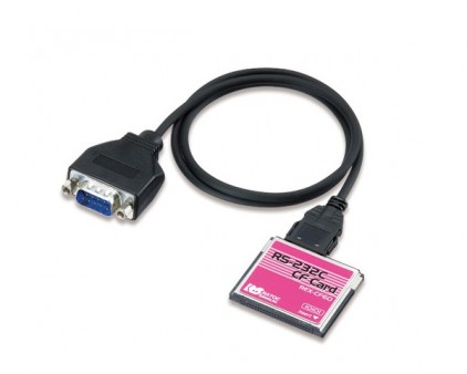PCカード、CFスロット両対応のRS-232Cインターフェイスカード、ラトック「REX-CF60ADP」