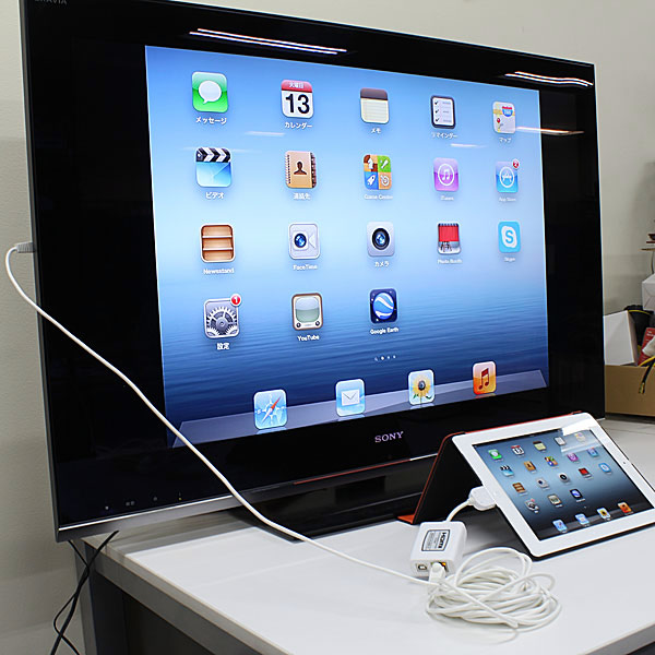 iPad/iPhoneの画面を大画面TVで楽しめるHDMI出力アダプターが上海問屋から
