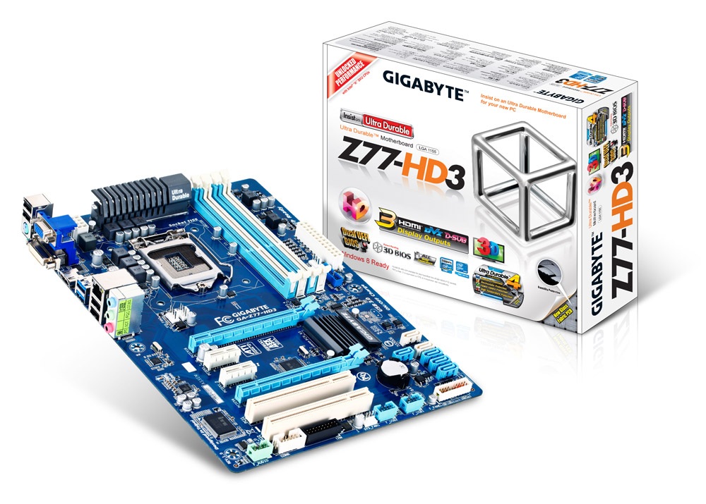 GIGABYTE、実売10,000円のIntel Z77 Expressマザーボード「GA-Z77-HD3