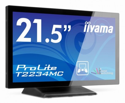 投影型静電容量方式21.5型タッチパネル液晶、iiyama「ProLite T2234MC」発表