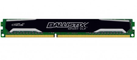Crucial、1.35V動作のロープロ仕様DDR3メモリ「Ballistix Sports LP」「Ballistix Tactical LP」