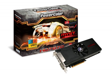 PowerColor、ブーストクロック975MHzのHD 7870「PCS+ HD7870 Myst. Edition」発表