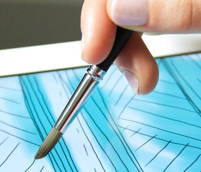 タブレットがキャンバスになる絵筆のようなスタイラス「Sensu Brush」スペックコンピュータから発売