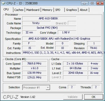 GIGABYTE、「GA-F2A85X-UP4」で“Trinity”「A10-5800K」のOC世界記録7.86GHzを達成