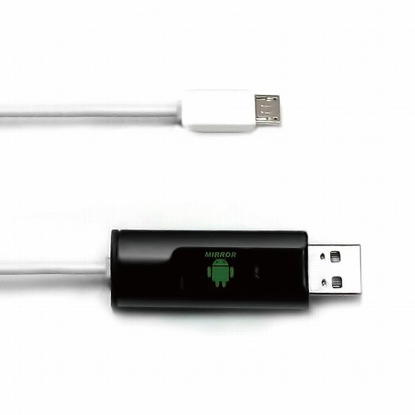 ケーブル1本でPCからスマホをラクラク操作。「アンドロイドミラーリングケーブル」エアリアから