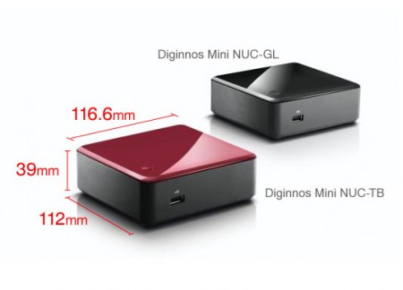 ドスパラ、Intel NUC準拠の手のひらサイズ超コンパクトPC「Diginnos Mini NUC」シリーズ発売