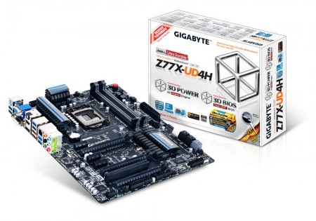 GIGABYTE、4系統のディスプレイ出力を搭載したZ77マザーボード「GA-Z77X-UD4H」