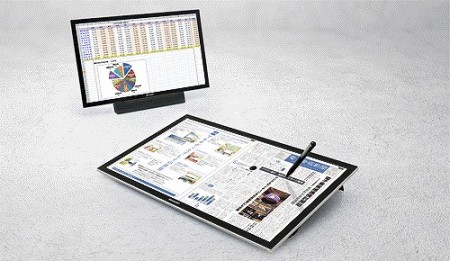 紙感覚の手書き入力。業界最小2mm径のタッチペンで実現する高精細タッチ液晶、シャープ「LL-S201A」