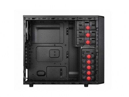 フロントメッシュ仕様の高エアフローミドルタワーPCケース、Thermaltake「Versa G2」