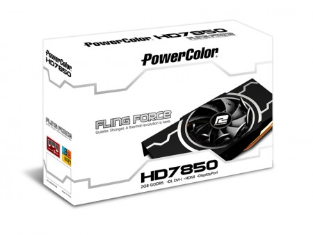 新世代冷却技術“Fling Force”搭載「PowerColor HD7850 Fling Force」発表