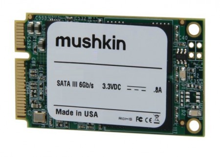 Mushkin,世界初480GBの大容量mSATA SSD「MKNSSDAT480GB」発表
