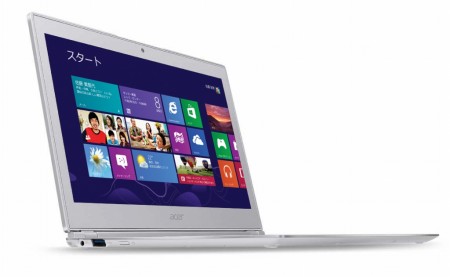 日本エイサー、11.6インチタッチ液晶採用の世界最薄Ultrabook「S7-191-F74Q」12月14日発売