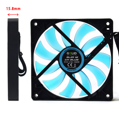GELID SLIM12UV-BL