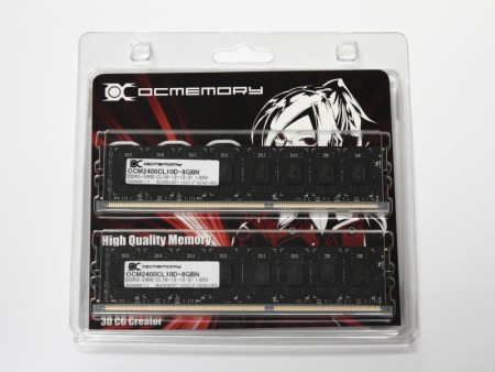 OCMEMORY、Hynix CFRチップ実装のDDR3-2400メモリ「OCM2400CL10D-8GBN」発売