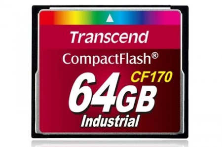 Transcend、高品質MLC NANDフラッシュ採用の工業向けコンパクトフラッシュ「CF170」シリーズ