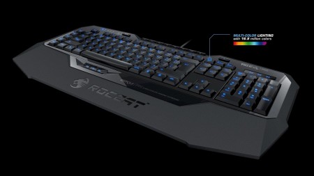 180マクロと1680万色のイルミネーションで武装したゲーミングキーボード「ROCCAT Isku FX」リリース