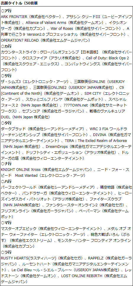 第6回 秋葉原PCゲームフェスタ