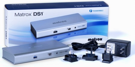 MacBookの機能を拡張するThunderbolt接続対応ドッキングステーション「Matrox DS1」シリーズ