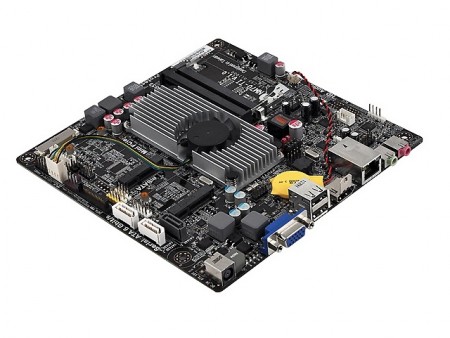 TDP17WのCeleron 847/807採用Thin Mini-ITXマザーボード、ECS「NM70-TI」