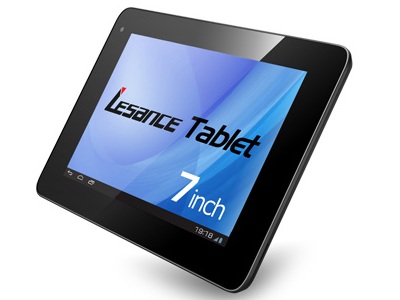 ユニットコム、1.5GHzデュアルコア搭載低価格7インチタブレット「LesanceTB A07B」など2機種