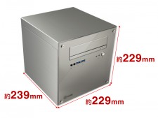 【超希少＆美品】Abee C10 Limited Edition シルバー アビー、ATX電源を搭載できる最小クラスのMini-ITXキューブケース復刻