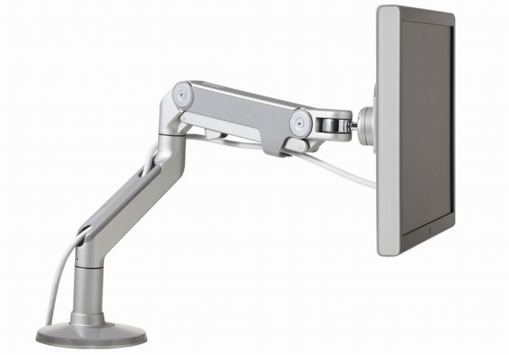 HumanScale M8 Monitor Arm Silver