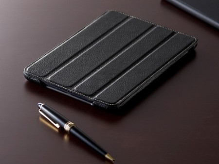 サンワダイレクト、スタンドにもなる本革製iPad mini専用ケース発売開始