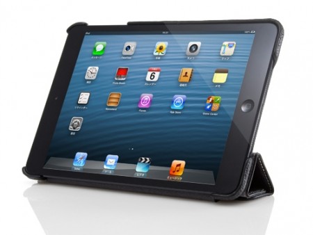 サンワダイレクト、スタンドにもなる本革製iPad mini専用ケース発売開始