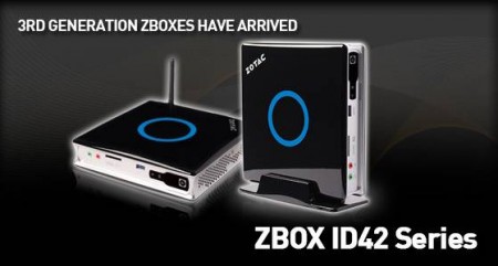 ZOTAC、GeForce GT 610を標準装備したミニPC「ZBOX ID42」シリーズ