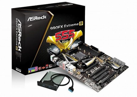 ASRock、高耐久コンポーネントで武装したプレミアムなAM3+マザーフラッグシップ「990FX Extreme9」リリース