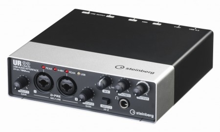 ヤマハ、SteinbergブランドのUSBオーディオ/MIDIインターフェイス「UR22」2月6日発売