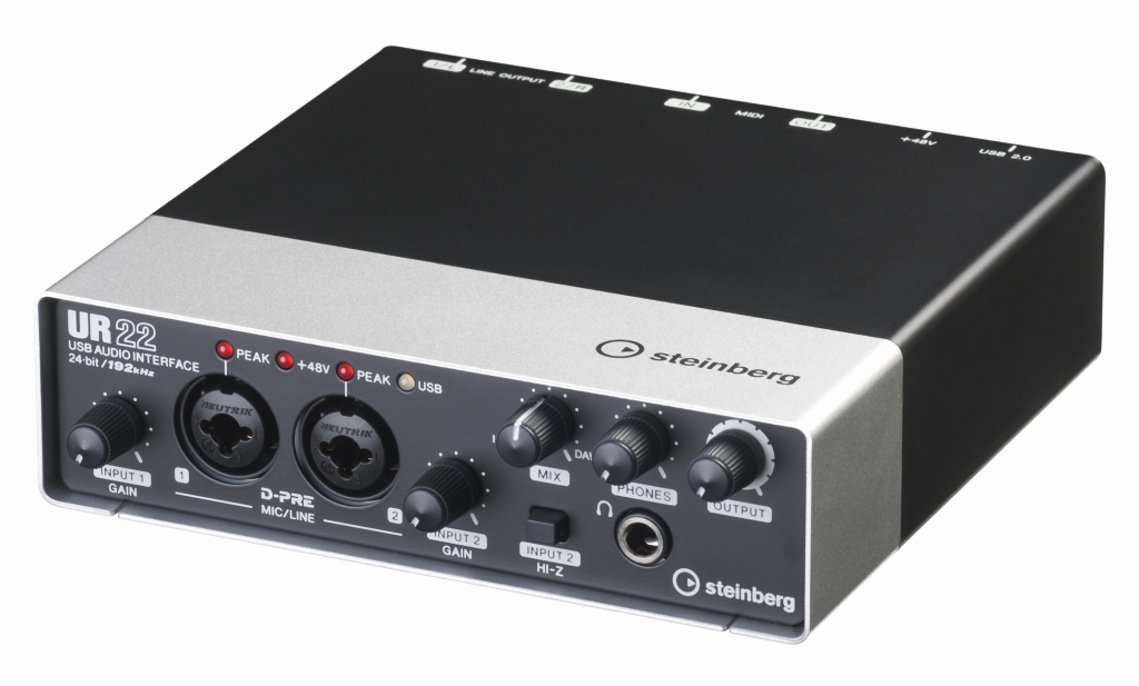 ヤマハ、SteinbergブランドのUSBオーディオ/MIDIインターフェイス「UR22」2月6日発売 エルミタージュ秋葉原
