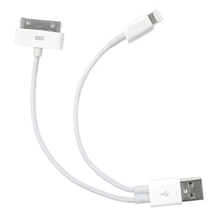 シンクと充電に対応するLightning＆Dockダブルケーブルがピーワークから発売