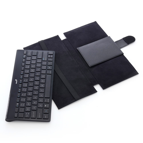 サンワダイレクト、ケースがスタンドになるタブレット向けBluetoothキーボード発売
