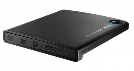 バスパワー対応のオーサリングソフト付きポータブルDVD、アイ・オー・データ「DVRP-U8H」