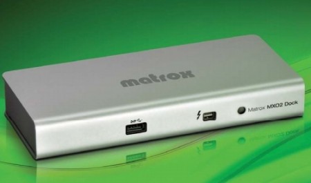 Matrox、「MX02」シリーズ対応Thunderbolt接続デバイス拡張ドック「DX02 Dock」