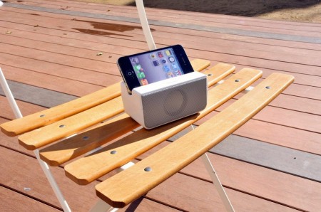 リンクス、NearFA対応のスマホ用“置くだけ”ワイヤレススピーカー「Boombero Wireless Speaker」2月1日発売