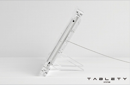 ワークスタジオ、iPad＆iPad miniを“魅せつつ守る”盗難防止展示スタンド「TABLETY」の新モデル発売