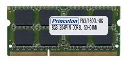 プリンストン、1.35V動作のDDR3L-12800規格対応SO-DIMMメモリ、「PDN3/1600L」シリーズ